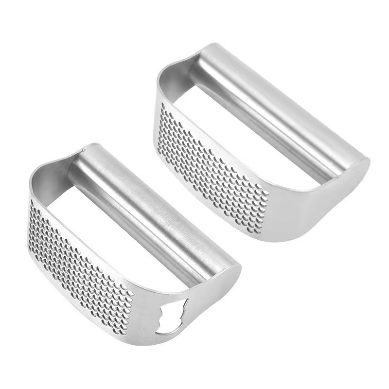 Ručni prstenasti tlač za češnjak, nehrđajući čelik 304/403, višenamjenski kuhinjski alat