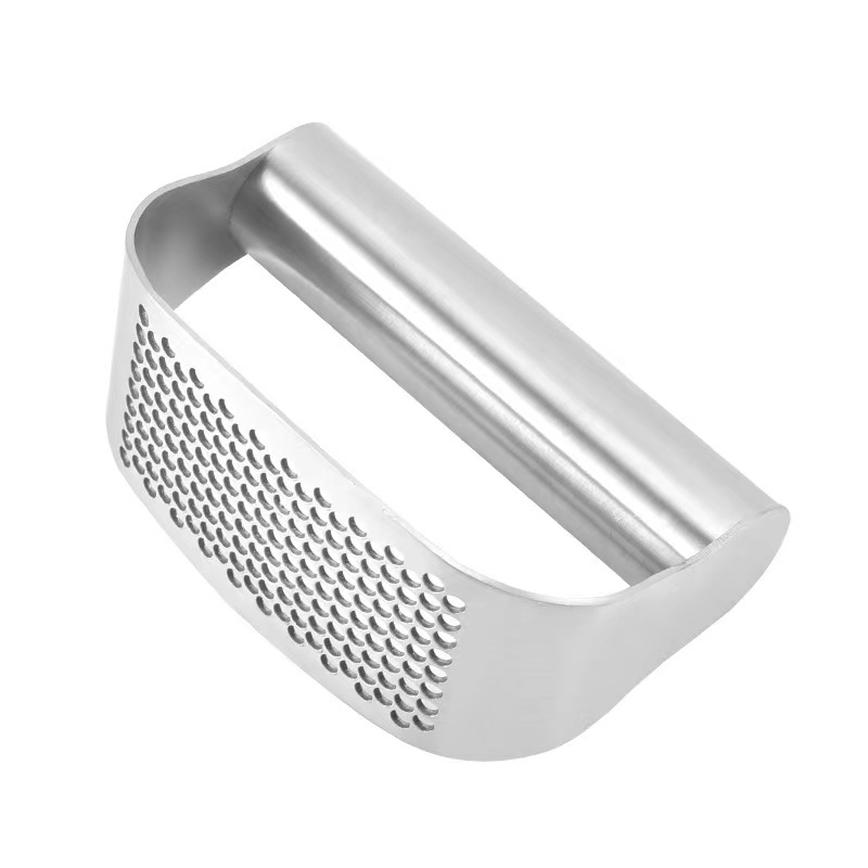 Ručni prstenasti tlač za češnjak, nehrđajući čelik 304/403, višenamjenski kuhinjski alat