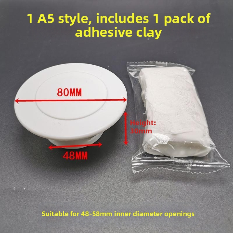 Potrubný kryt, materiál PPR, dekoratívny kryt otvoru na stene, značka Unique