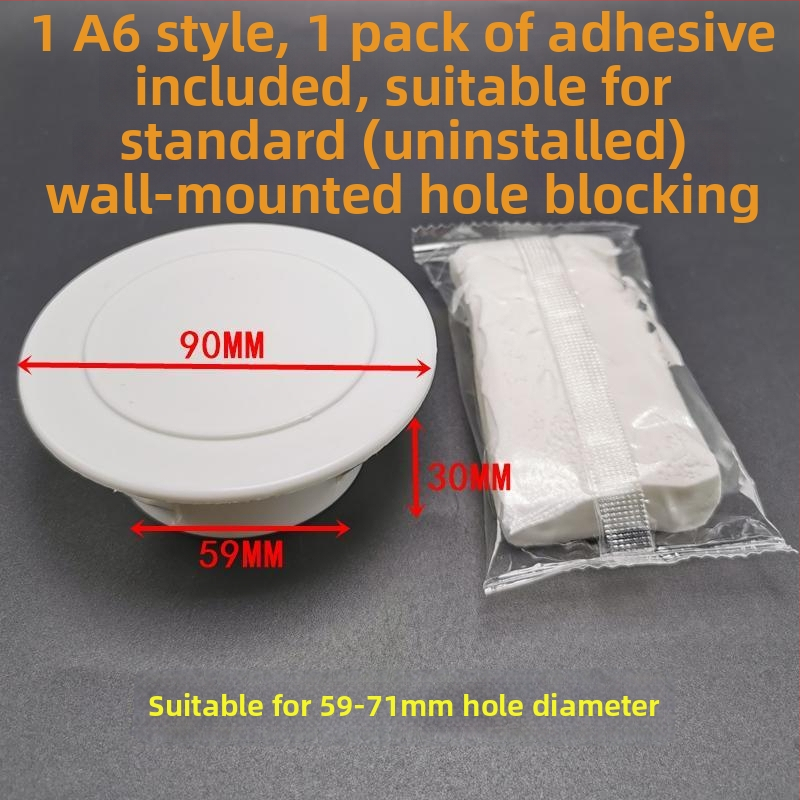 Potrubný kryt, materiál PPR, dekoratívny kryt otvoru na stene, značka Unique