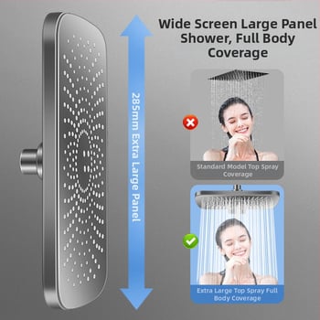 Duș cu presiune — duș cu pulverizare superioară, set baie, ABS, model FXMTXDP, Carpenter Ding