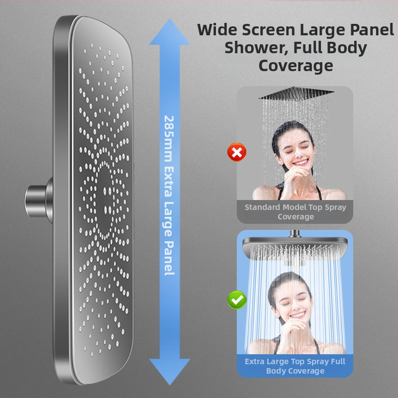 Duș cu presiune — duș cu pulverizare superioară, set baie, ABS, model FXMTXDP, Carpenter Ding