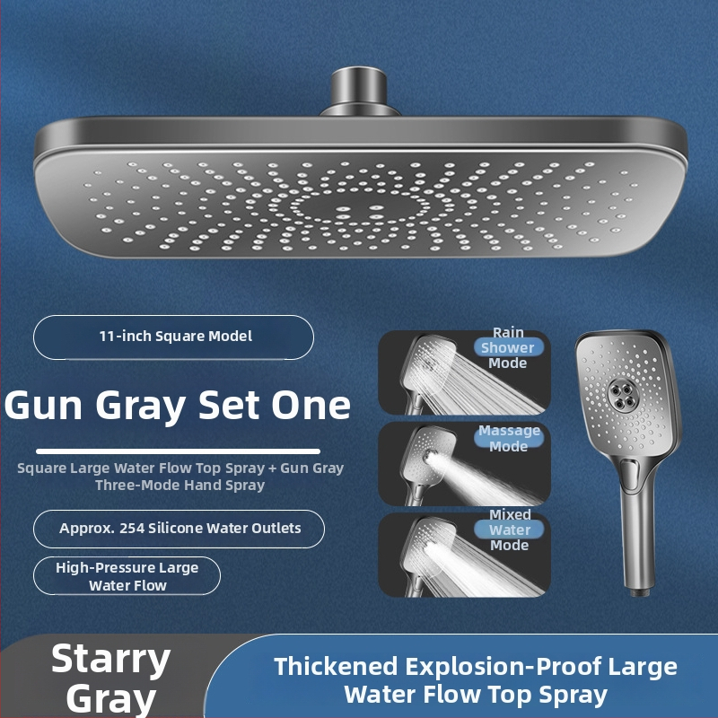 Duș cu presiune — duș cu pulverizare superioară, set baie, ABS, model FXMTXDP, Carpenter Ding