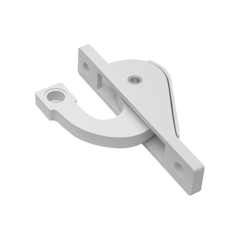 Polumjesečna brava G001, aluminijska legura, za vrata i prozore, spojni mehanizam, moderni minimalistički stil