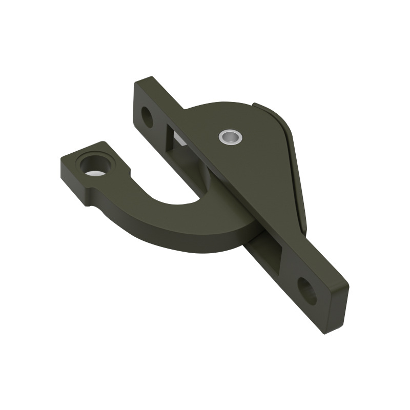 Polumjesečna brava G001, aluminijska legura, za vrata i prozore, spojni mehanizam, moderni minimalistički stil