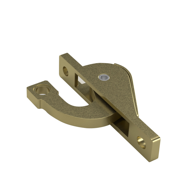 Polumjesečna brava G001, aluminijska legura, za vrata i prozore, spojni mehanizam, moderni minimalistički stil