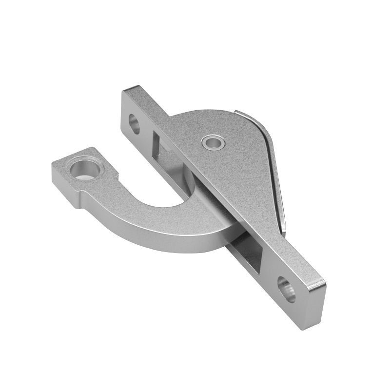 Polumjesečna brava G001, aluminijska legura, za vrata i prozore, spojni mehanizam, moderni minimalistički stil