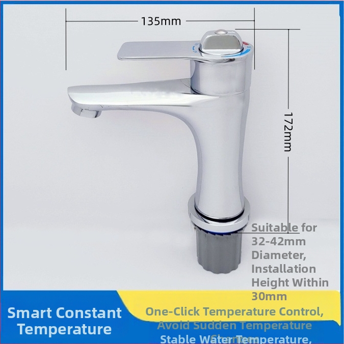 Robinet pull-out thermostatic din alamă, cu disc ceramic, acționare prin ridicare, max 80°C, intrare-ieșire 4 mm
