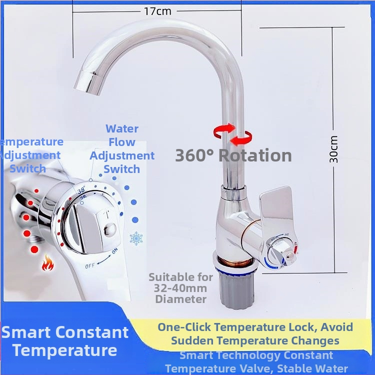 Robinet pull-out thermostatic din alamă, cu disc ceramic, acționare prin ridicare, max 80°C, intrare-ieșire 4 mm