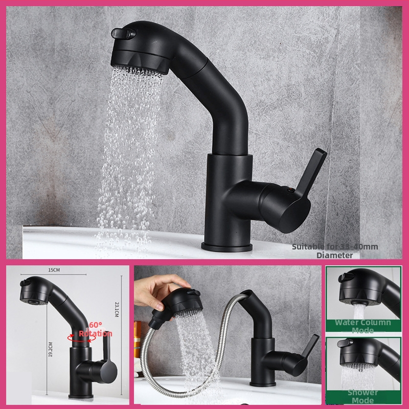 Robinet pull-out thermostatic din alamă, cu disc ceramic, acționare prin ridicare, max 80°C, intrare-ieșire 4 mm