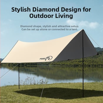 Kemping kanópsz sátor — ultra könnyű, Flying Fox, poliészter, vízálló 3000, négyszögletes