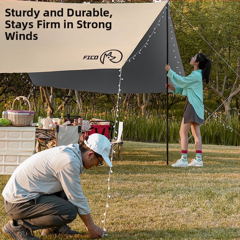 Kemping kanópsz sátor — ultra könnyű, Flying Fox, poliészter, vízálló 3000, négyszögletes