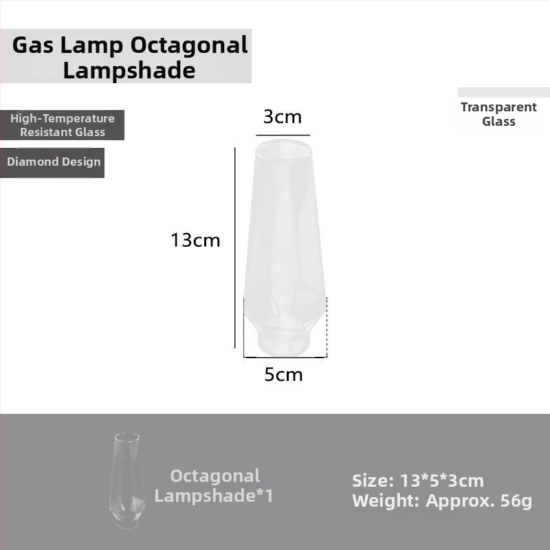 Yunzi kempingový plynový lampáš — žiarovková lampa, dobíjateľný zdroj energie, vonkajšie osvetlenie pre kempovanie