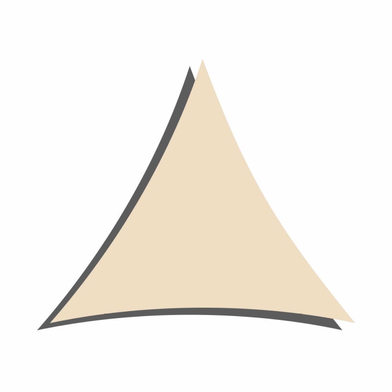 Háromszög árnyékoló vitorla 420D Oxford poliészterből, vízállóság 3000, összecsukható design, testreszabható, kültéri udvarhoz, kerthez és kempingezéshez