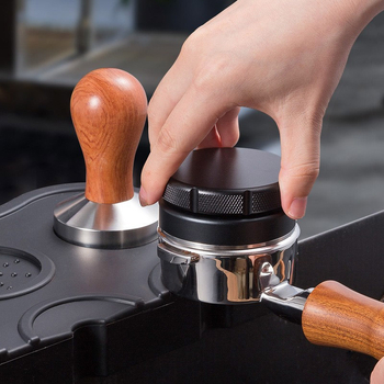Nehrđajući čelični set tampone za espresso s ravnim dnom, moderan minimalistički dizajn, težina 538 g, pogodan za ured, kuću, bar i kafić