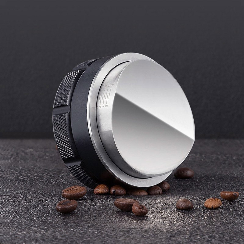 Nehrđajući čelični set tampone za espresso s ravnim dnom, moderan minimalistički dizajn, težina 538 g, pogodan za ured, kuću, bar i kafić