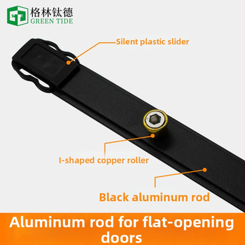 Príslušenstvo zámkovej lišty pre kasetové okno – hliníkový spojovací posuvný prvok, proti vlámaniu, tichý chod, Model GZ-01