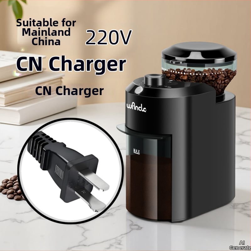 Râșniță de cafea electrică, oțel inoxidabil 304, complet automată, stil italian, multifuncțională, calitate premium