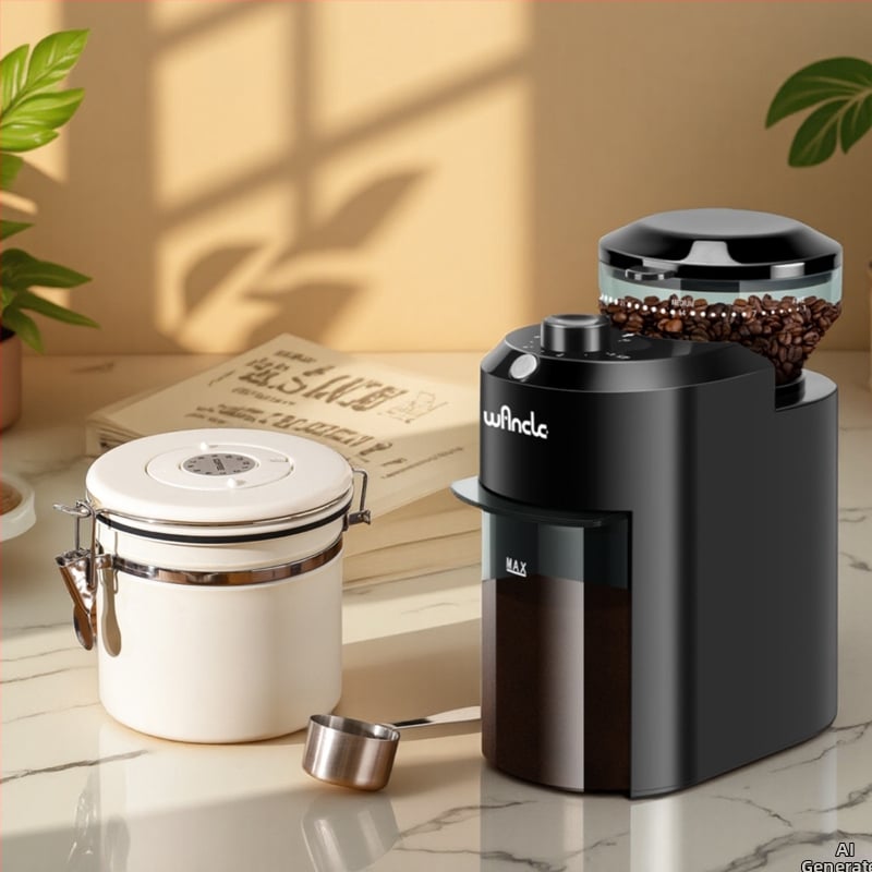Râșniță de cafea electrică, oțel inoxidabil 304, complet automată, stil italian, multifuncțională, calitate premium