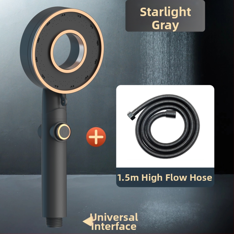 Sada sprchovej hlavy - prenosná ABS, dažďová funkcia, kruhová hlava