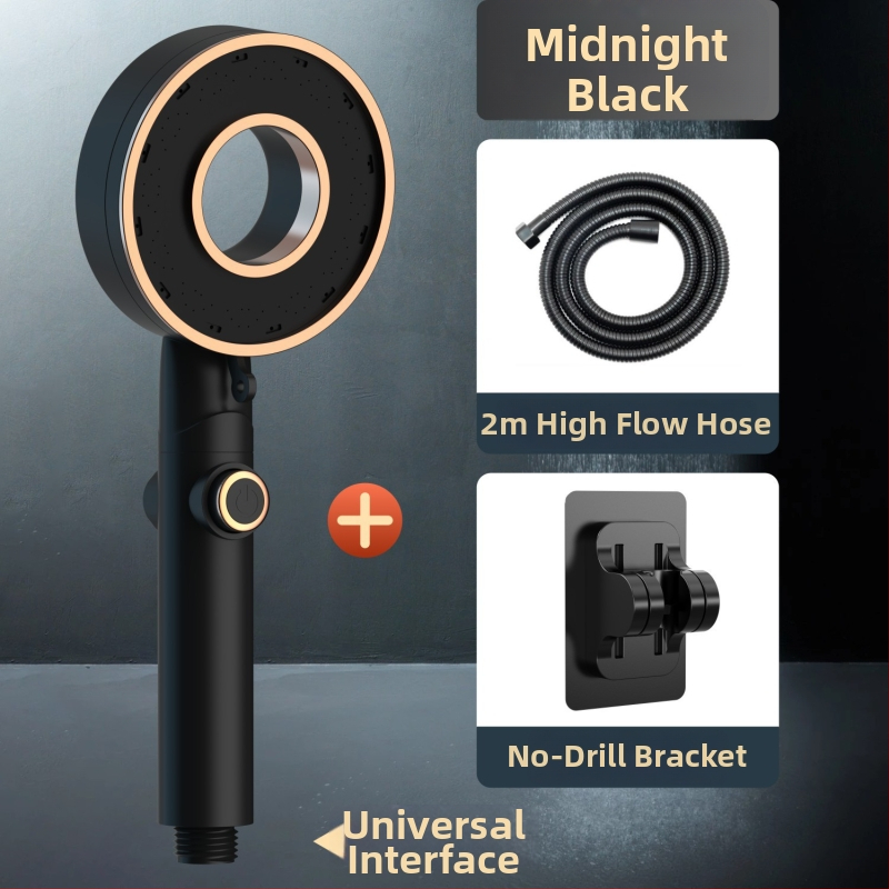 Sada sprchovej hlavy - prenosná ABS, dažďová funkcia, kruhová hlava