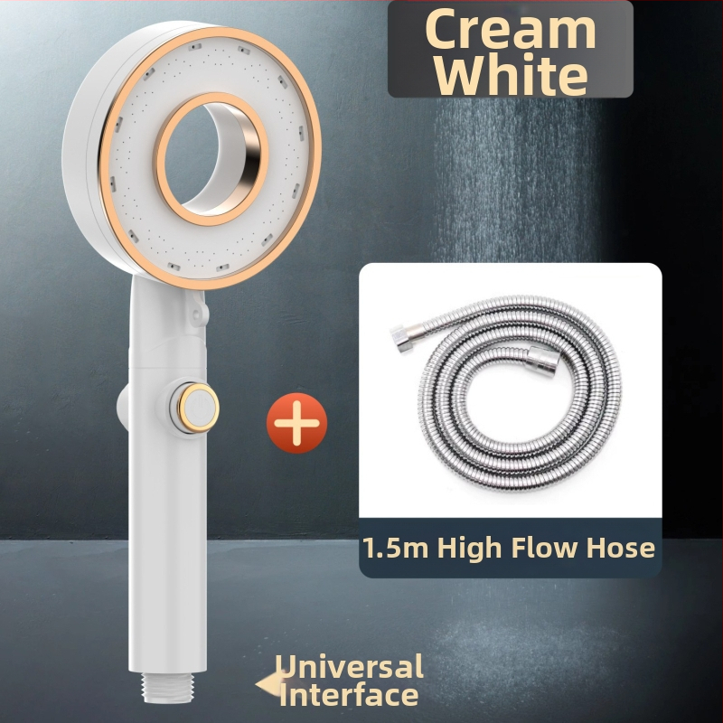 Sada sprchovej hlavy - prenosná ABS, dažďová funkcia, kruhová hlava