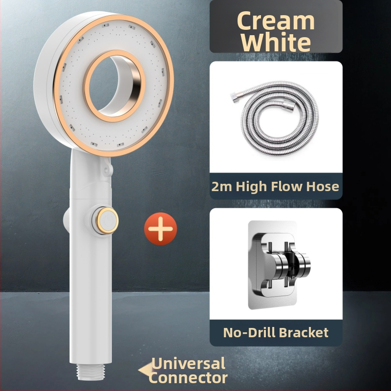 Sada sprchovej hlavy - prenosná ABS, dažďová funkcia, kruhová hlava