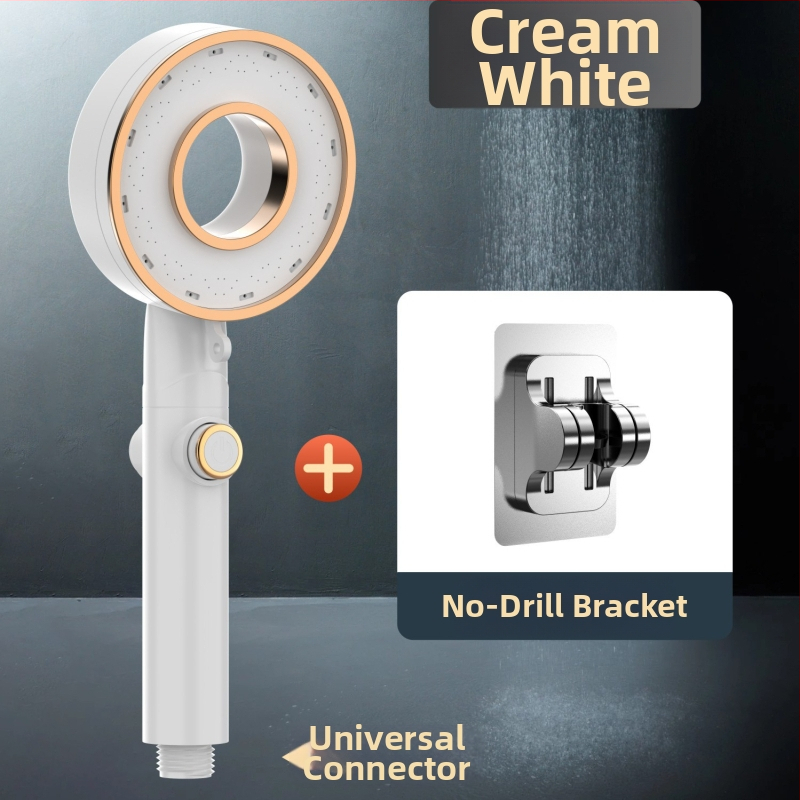 Sada sprchovej hlavy - prenosná ABS, dažďová funkcia, kruhová hlava