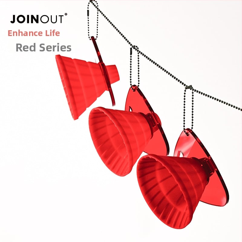 Sklopný silikónový kávový filter pohár pre V60, Joinout, platina silikon, prispôsobenie k dispozícii, na vonkajšie použitie