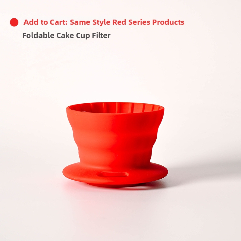 Sklopný silikónový kávový filter pohár pre V60, Joinout, platina silikon, prispôsobenie k dispozícii, na vonkajšie použitie