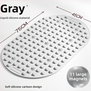 Μασάζ ποδιών μαξιλάρι με υγρή μαλακή σιλικόνη και πλακέ ακουπρεσούρ για εσωτερική χρήση σε τρέξιμο στη θέση · βάρος 800 g