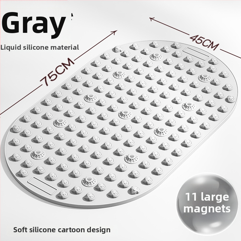 Podložka na masáž chodidiel s tekutým mäkkým silikónom a doskou akupresúry, vnútorné použitie pri behu na mieste; hmotnosť 800 g