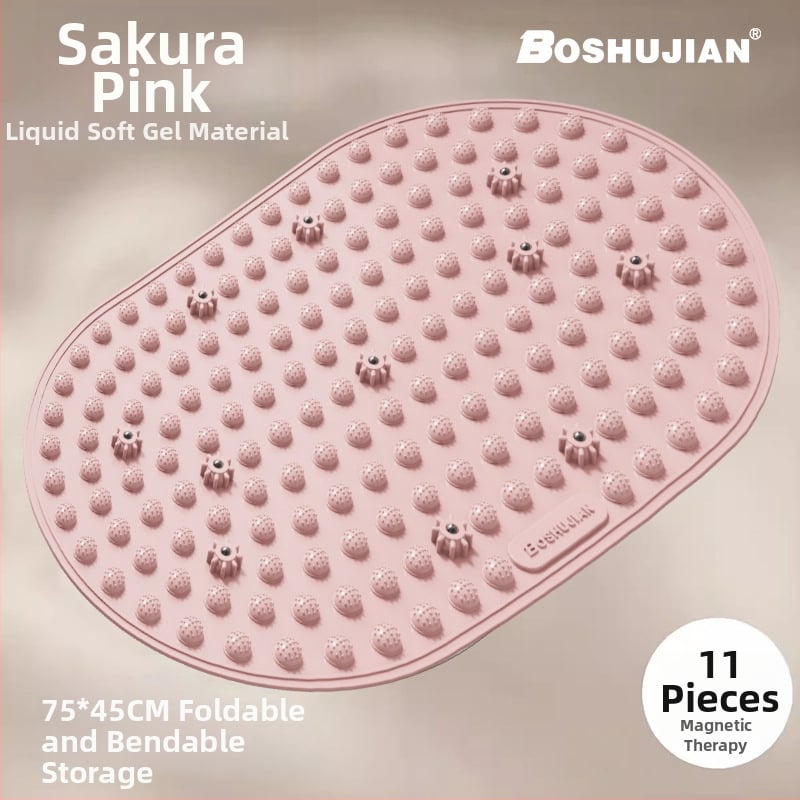 Μασάζ ποδιών μαξιλάρι με υγρή μαλακή σιλικόνη και πλακέ ακουπρεσούρ για εσωτερική χρήση σε τρέξιμο στη θέση · βάρος 800 g