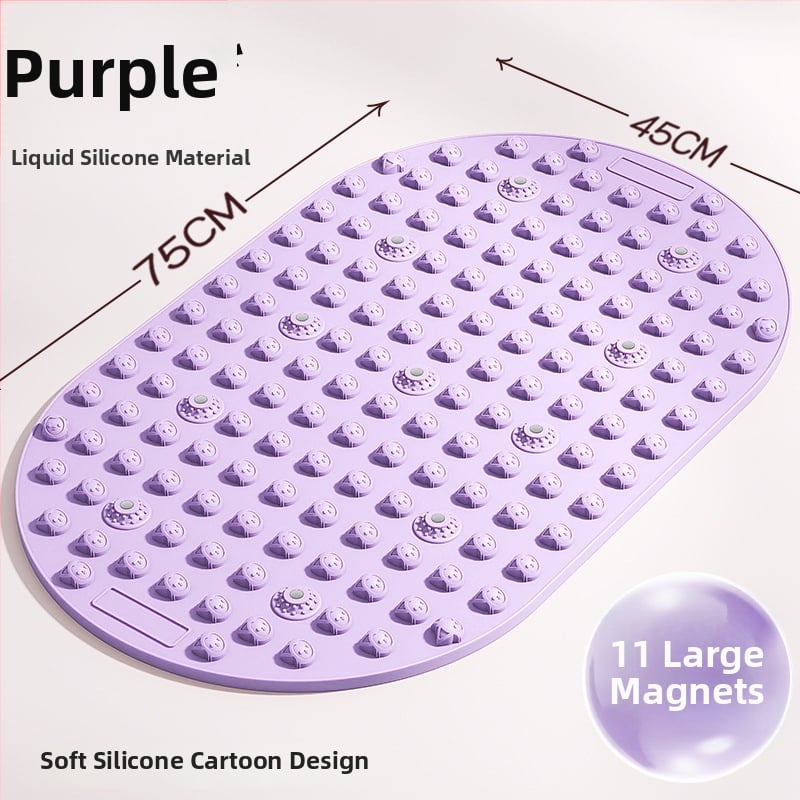 Μασάζ ποδιών μαξιλάρι με υγρή μαλακή σιλικόνη και πλακέ ακουπρεσούρ για εσωτερική χρήση σε τρέξιμο στη θέση · βάρος 800 g