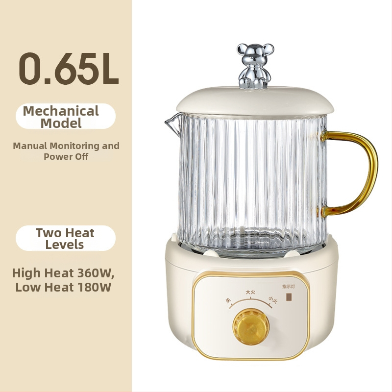 Ηλεκτρικό κύπελλο θέρμανσης για γραφείο, συμπαγές με αποσπώμενος σχεδιασμός (θέρμανση βάσης, ισχύς κάτω από 1000W, χωρητικότητα κάτω από 1L, προστασία από υπερθέρμανση)