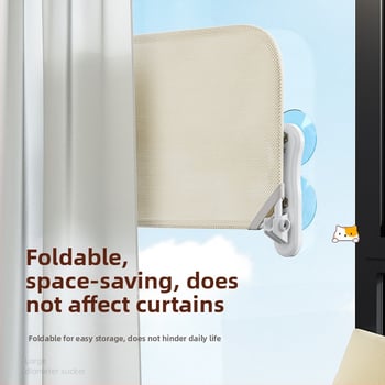 Котешки хамак за прозореца със вакуумна вендуза, плюшено котешко легло