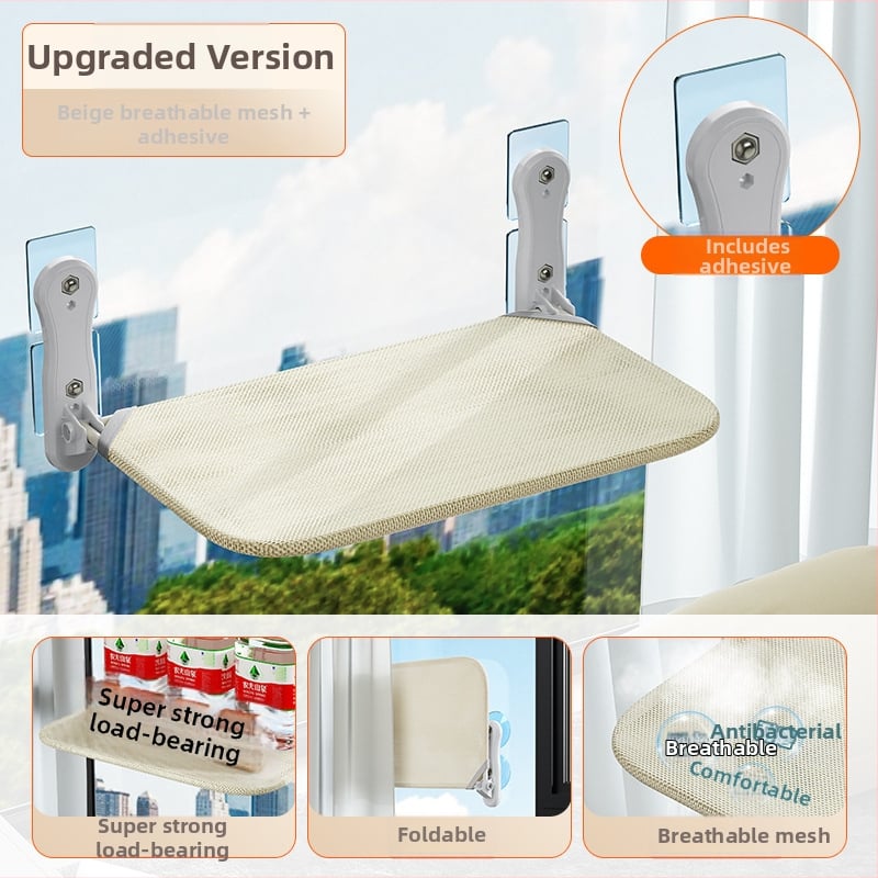 Котешки хамак за прозореца със вакуумна вендуза, плюшено котешко легло