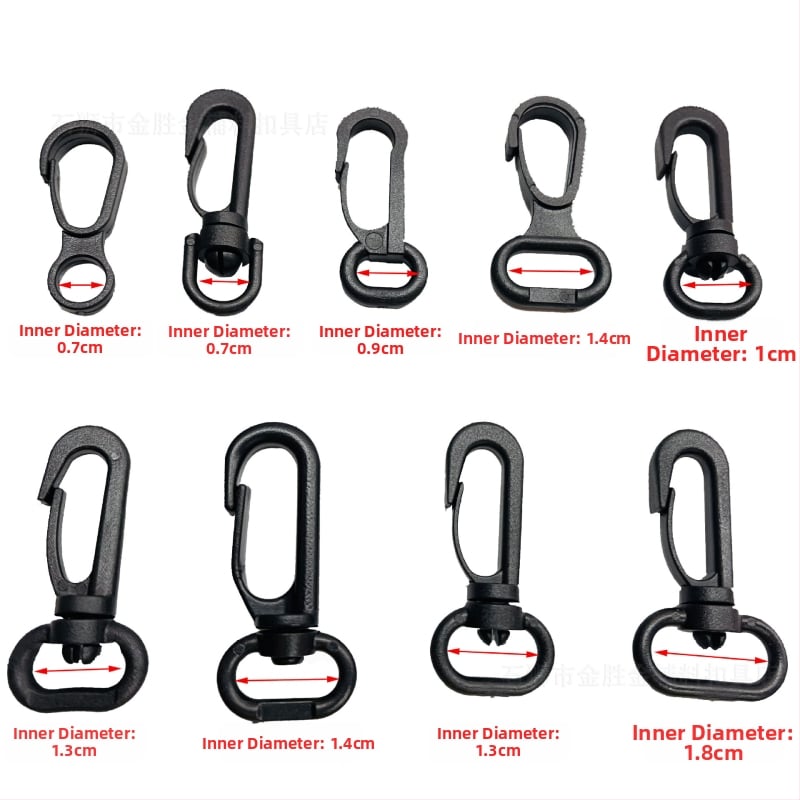 Kuka za torbu s rotirajućom kopčom, materijal POM, serija Rotirajuća kopča, urban stil jednostavnosti