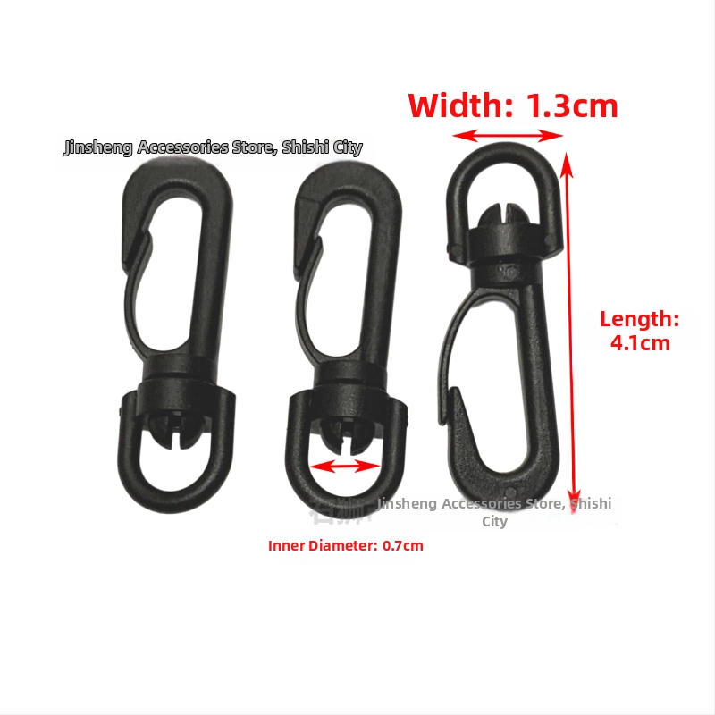 Háčik na tašku s otočnou konštrukciou, materiál POM, séria Otočná spona, mestský štýl jednoduchej estetiky