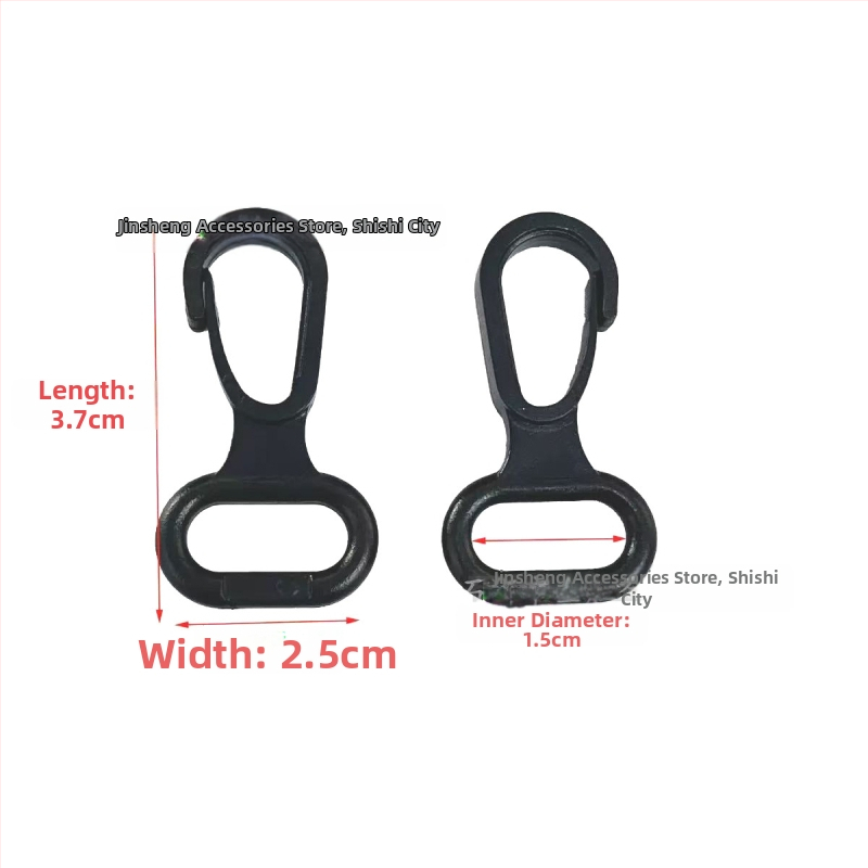 Háčik na tašku s otočnou konštrukciou, materiál POM, séria Otočná spona, mestský štýl jednoduchej estetiky