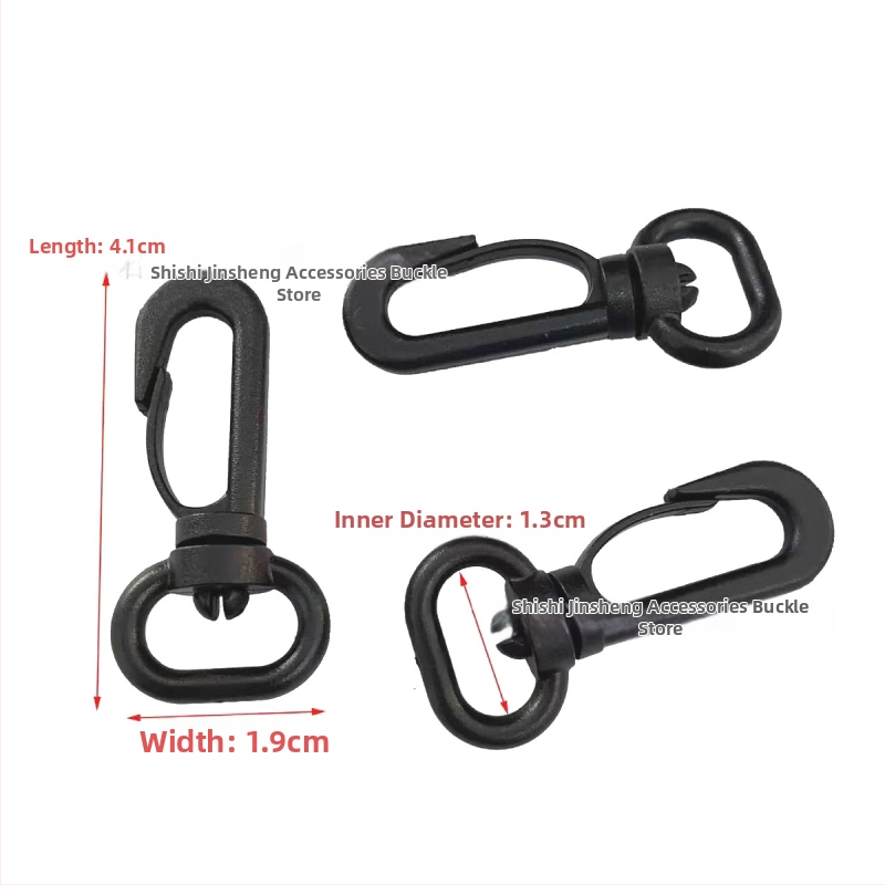 Háčik na tašku s otočnou konštrukciou, materiál POM, séria Otočná spona, mestský štýl jednoduchej estetiky