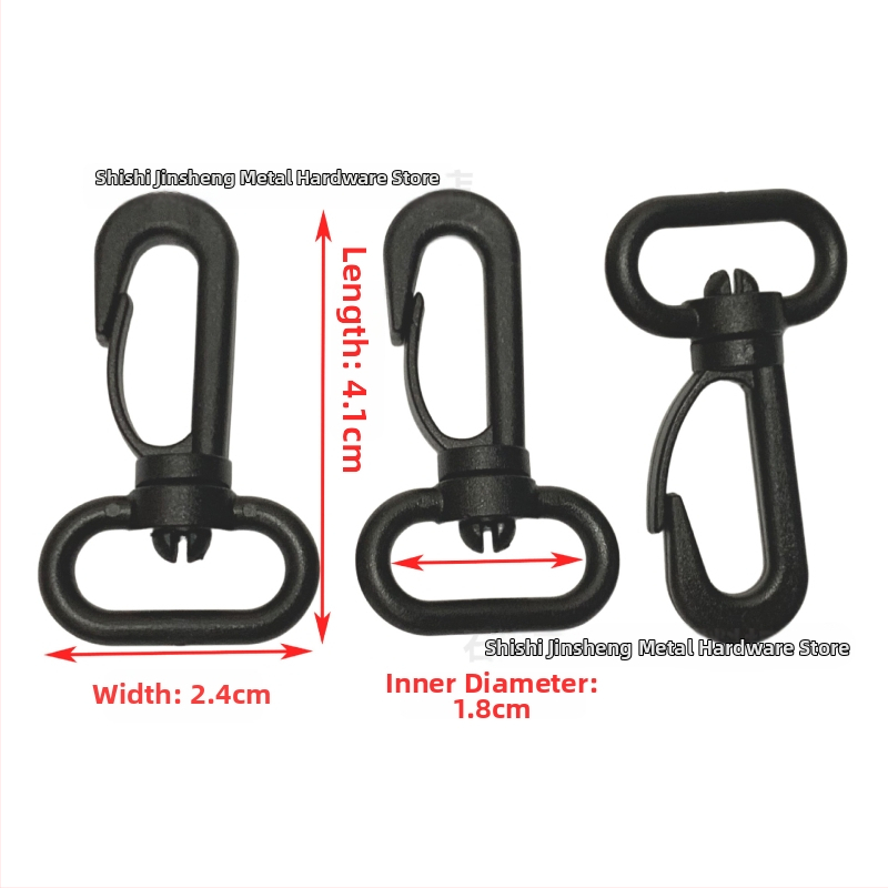 Háčik na tašku s otočnou konštrukciou, materiál POM, séria Otočná spona, mestský štýl jednoduchej estetiky