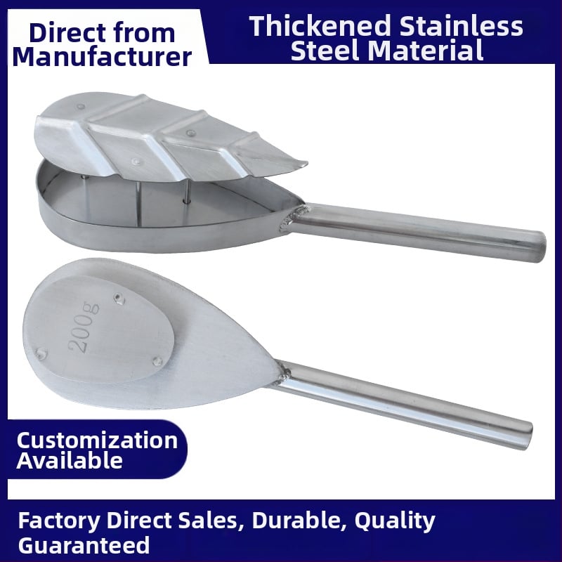 Μορφή φύλλου για γαρίδες από ανοξείδωτο ατσάλι, μοντέρνος μινιμαλιστικός σχεδιασμός, προσαρμογή με λογότυπο, FH μάρκα