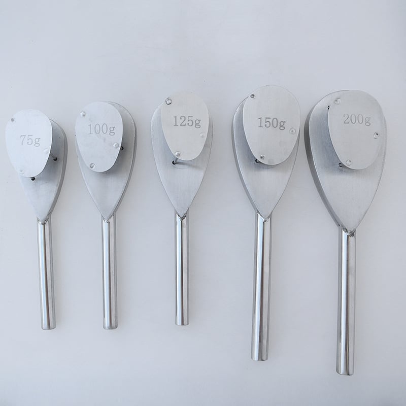 Μορφή φύλλου για γαρίδες από ανοξείδωτο ατσάλι, μοντέρνος μινιμαλιστικός σχεδιασμός, προσαρμογή με λογότυπο, FH μάρκα