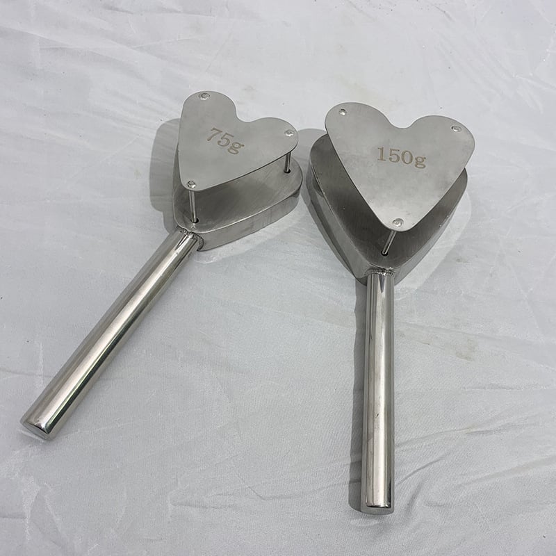 Μορφή φύλλου για γαρίδες από ανοξείδωτο ατσάλι, μοντέρνος μινιμαλιστικός σχεδιασμός, προσαρμογή με λογότυπο, FH μάρκα