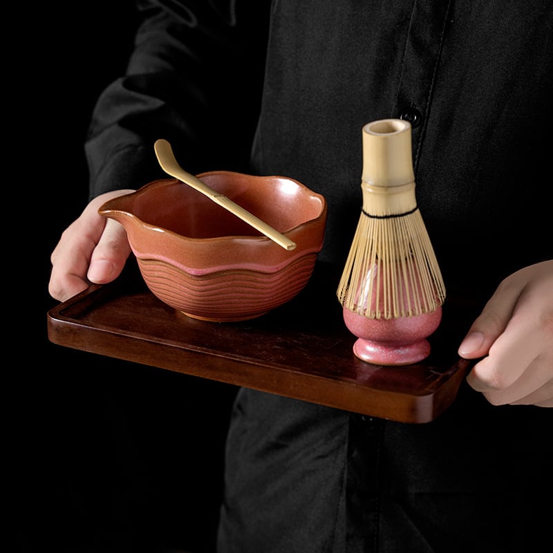 Κεραμικό μπολ για matcha σε ιαπωνικό στυλ, στρογγυλό ρετρό σχέδιο, κατάλληλο για μικροκύματα, δυνατότητα εκτύπωσης λογότυπου, παραμετροποίηση