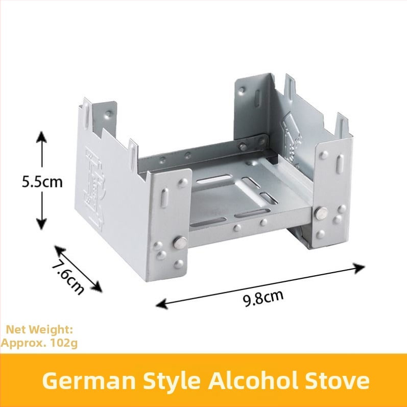 Къмпинг алуминиева ланч-бокс — преносим, двойна употреба, модел 0585, тегло 170 г, за 1–2 лица, алуминиева сплав