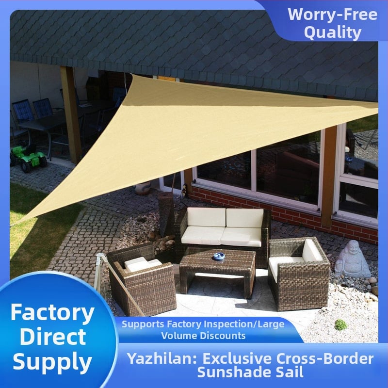 Yazilan kültéri háromszög árnyékoló vászon, vízálló 1