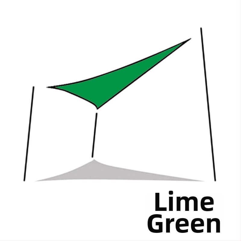 Yazilan kültéri háromszög árnyékoló vászon, vízálló 1