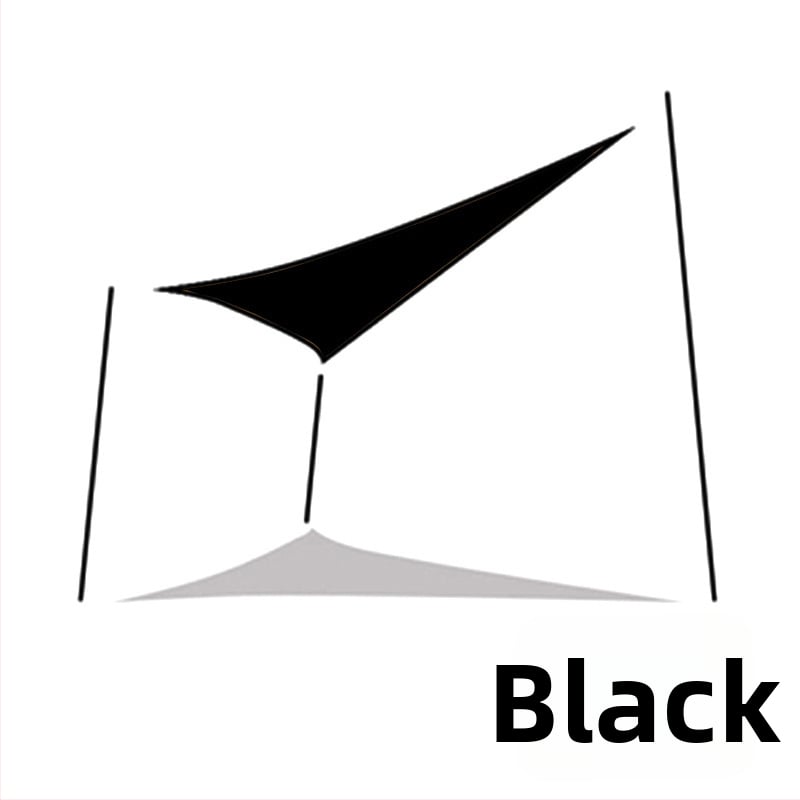 Yazilan kültéri háromszög árnyékoló vászon, vízálló 1